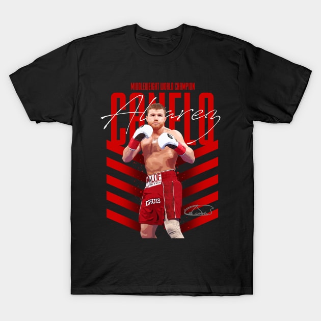 Canelo Alvarez T-Shirt by Juantamad